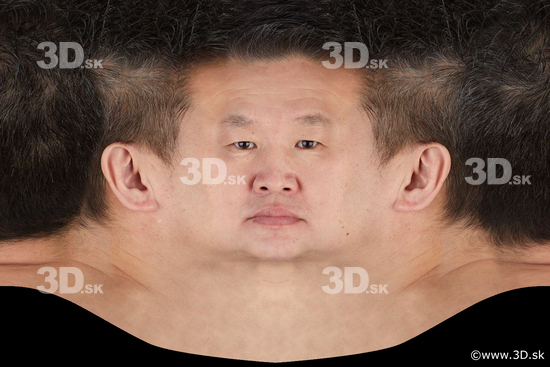Man head premade texture