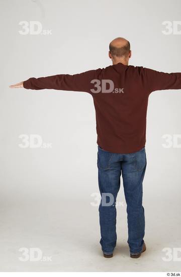 Whole Body Man T poses Casual Slim Standing Street photo references