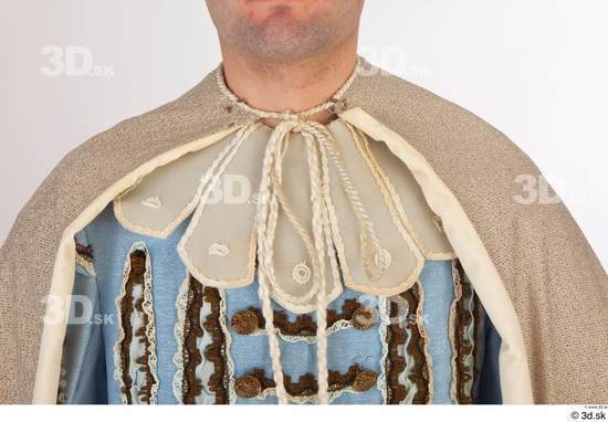 Neck Man White Historical Costume photo references