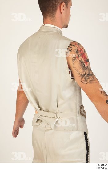 Man White Tattoo Vest Costume photo references