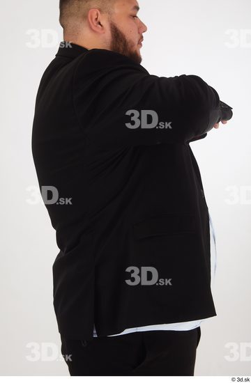 Man White Overweight Male Studio Poses