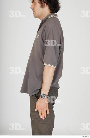 Arm Upper Body Man White Casual Slim Street photo references