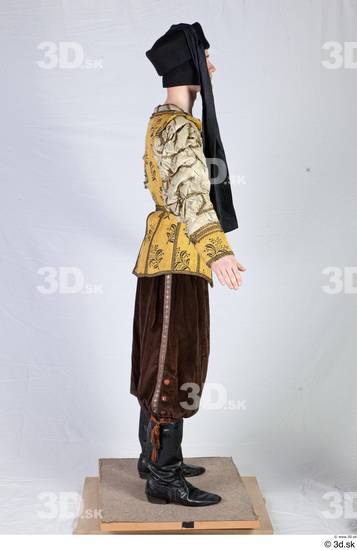 Whole Body Man White Historical Formal Costume photo references