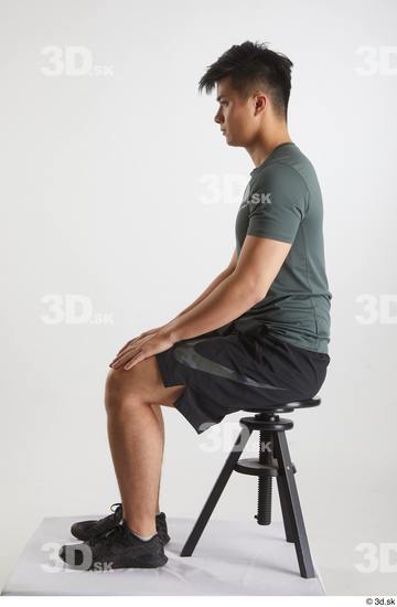 Man Asian Slim Male Studio Poses