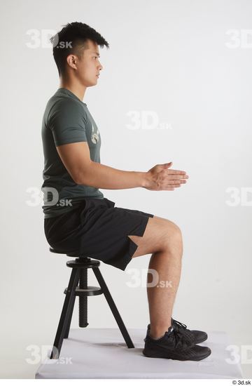 Man Asian Slim Male Studio Poses