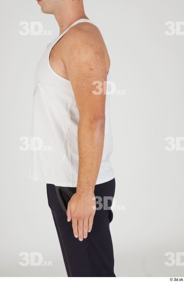 Arm Upper Body Man White Casual Slim Street photo references