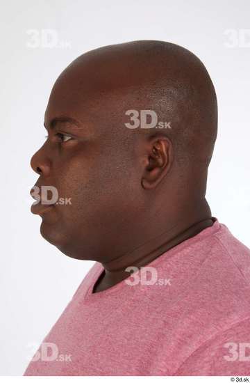 Head Man Black Casual Chubby Bald Street photo references