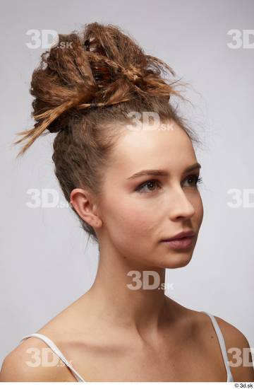 Hair Woman White Slim Groom Photo References