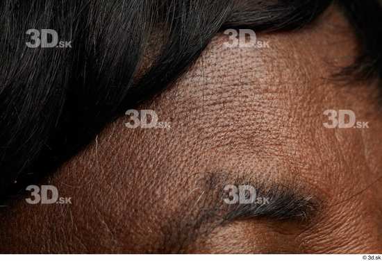 Face Woman Black Wrinkles Face Skin Textures