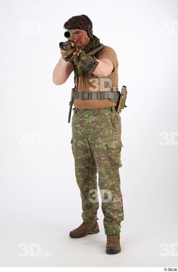 Man Uniform Athletic Studio photo references