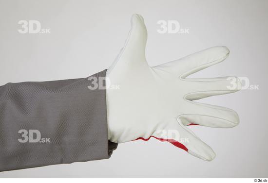 Hand Man White Gloves Slim Street photo references