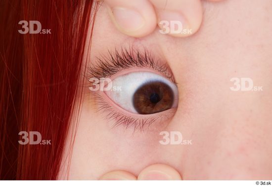Eye Woman Asian Studio photo references  Eye Textures