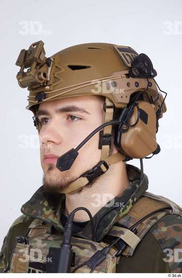 Head Man Army Helmet Athletic Street photo references