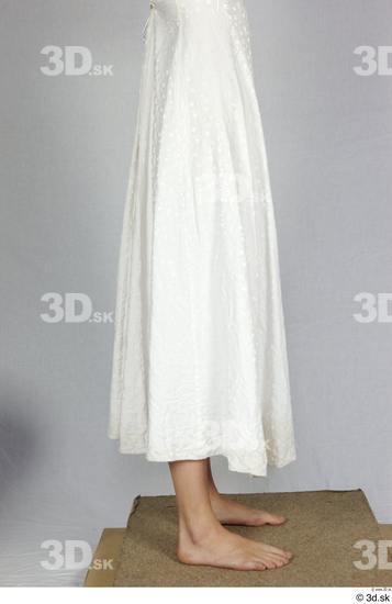 Woman White Shoes Skirt Costume photo references