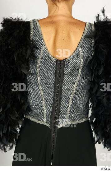 Upper Body Woman White Vest Costume photo references