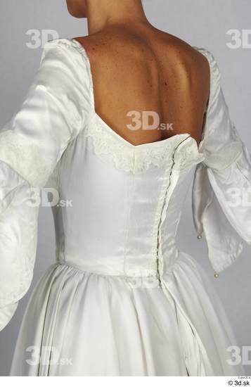 Upper Body Woman White Dress Costume photo references