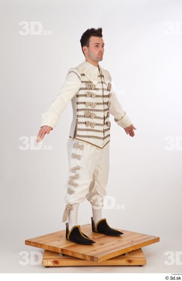 Whole Body Man White Costume photo references