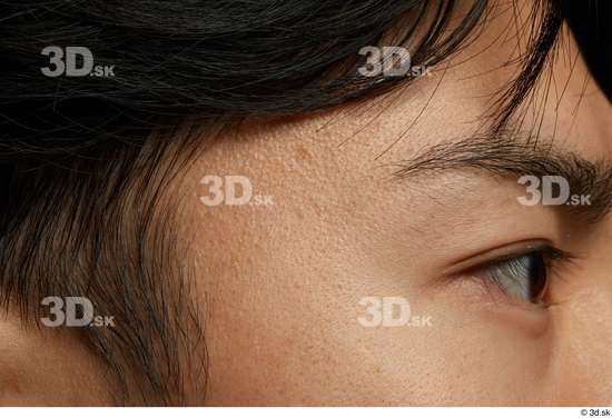 Face Head Skin Man Asian Slim Studio photo references