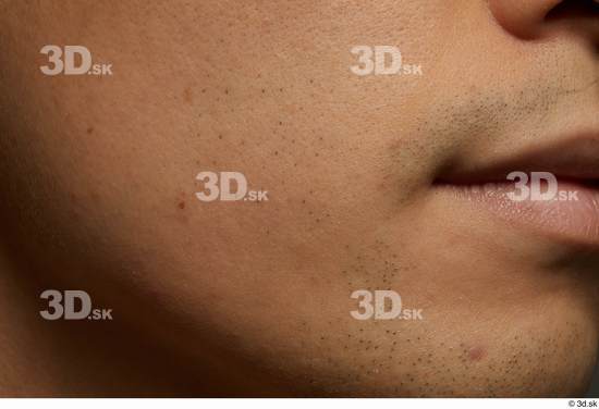 Face Cheek Head Skin Man Asian Slim Studio photo references