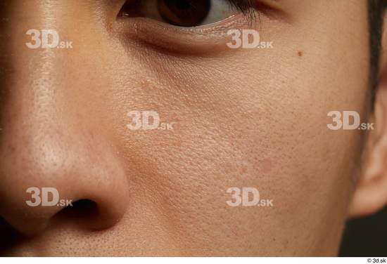 Face Nose Cheek Head Skin Man Asian Slim Studio photo references