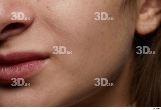 Face Mouth Cheek Head Skin Woman Slim Studio photo references