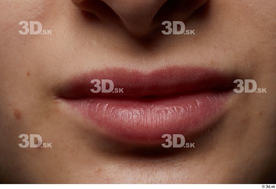 Face Mouth Head Skin Woman Slim Studio photo references