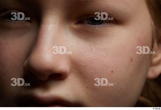 Face Nose Cheek Skin Woman Slim Studio photo references