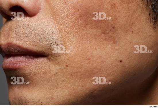 Face Mouth Cheek Skin Man Asian Studio photo references