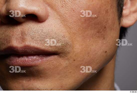 Face Mouth Nose Cheek Skin Man Asian Studio photo references