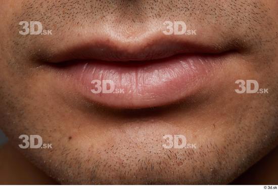 Face Mouth Skin Man Slim Studio photo references