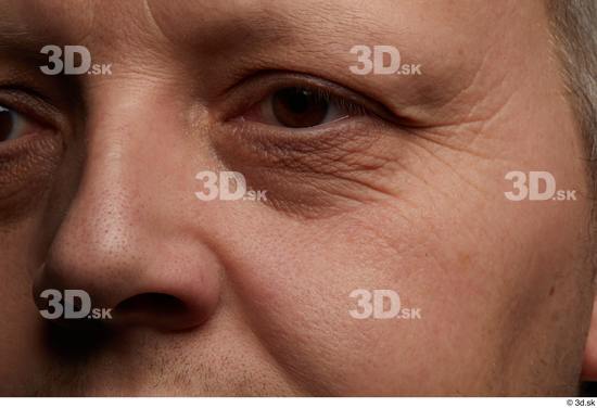 Eye Face Nose Cheek Skin Man White Chubby Wrinkles Studio photo references
