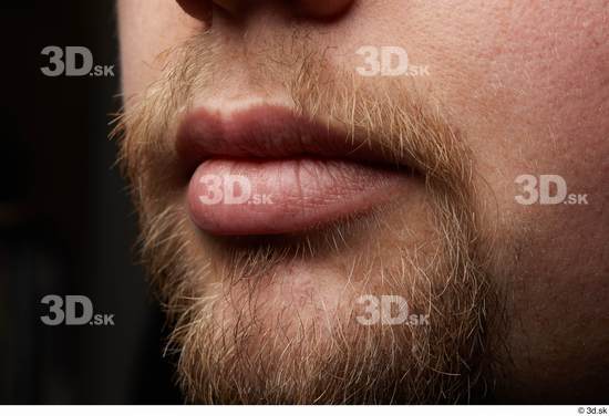 Face Mouth Skin Man White Chubby Studio photo references