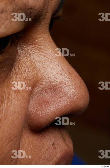 Face Nose Skin Woman Black Slim Wrinkles Studio photo references
