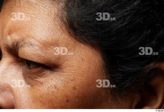 Eye Face Cheek Skin Woman Black Slim Wrinkles Studio photo references