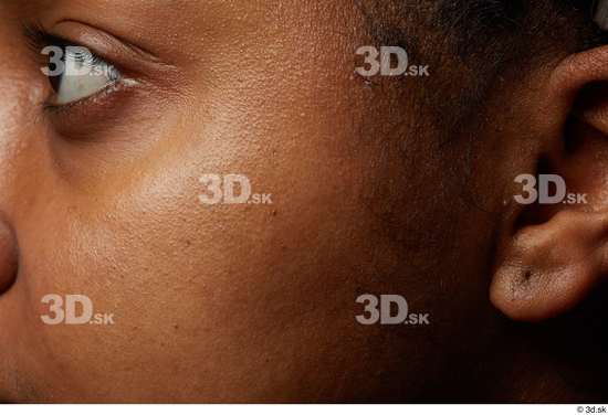 Eye Face Cheek Skin Woman Black Chubby Studio photo references