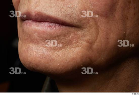 Face Mouth Skin Man Asian Slim Wrinkles Studio photo references