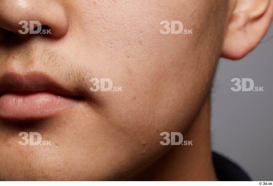 Face Mouth Cheek Skin Man Asian Studio photo references