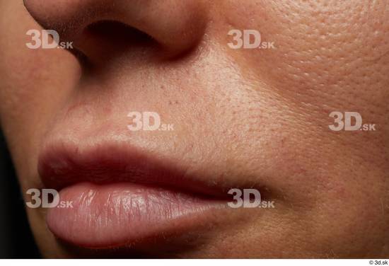 Face Mouth Skin Woman White Chubby Studio photo references