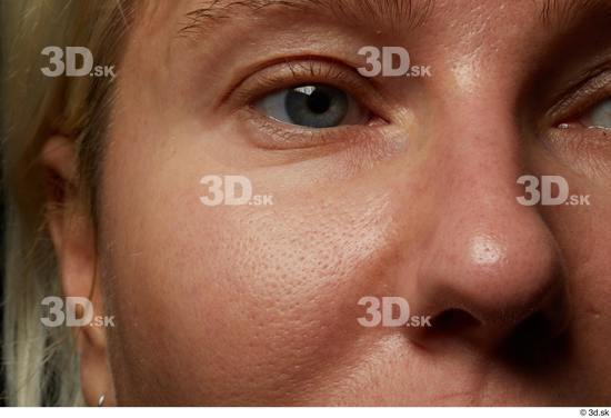 Eye Face Nose Cheek Skin Woman White Chubby Studio photo references