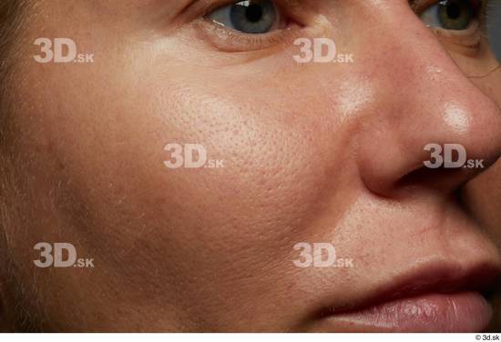 Face Nose Cheek Skin Woman White Chubby Studio photo references