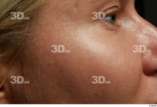 Eye Face Cheek Skin Woman White Chubby Studio photo references