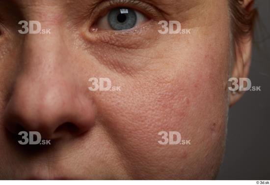 Eye Face Nose Cheek Skin Woman White Chubby Wrinkles Studio photo references