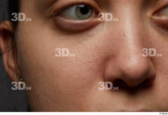 Face Nose Cheek Skin Woman White Slim Studio photo references