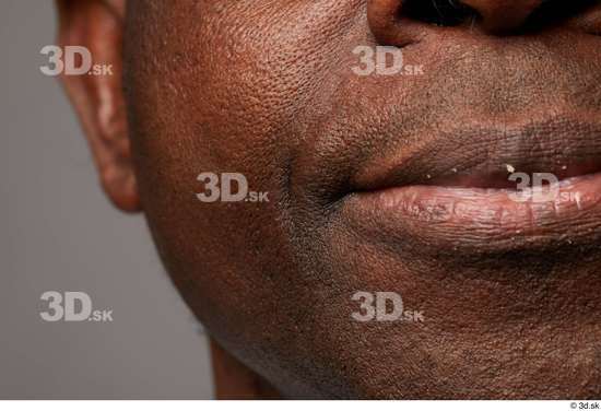 Mouth Cheek Skin Man Black Studio photo references