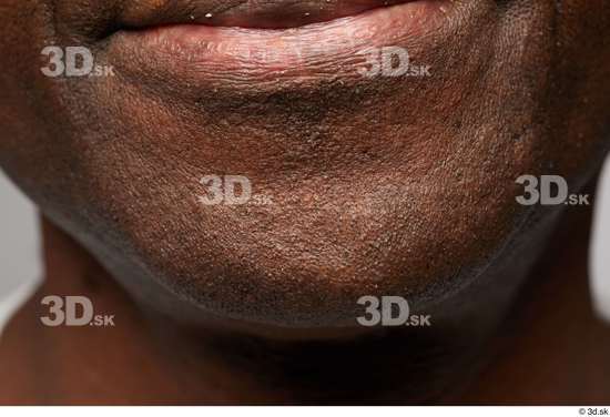Mouth Skin Man Black Studio photo references