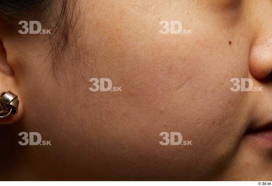 Face Cheek Hair Skin Woman Asian Slim Studio photo references