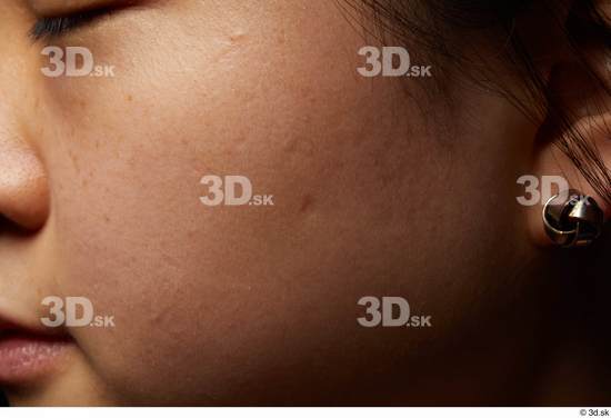 Face Cheek Hair Skin Woman Asian Slim Studio photo references