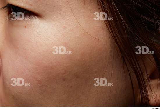 Face Cheek Hair Skin Woman Asian Slim Studio photo references