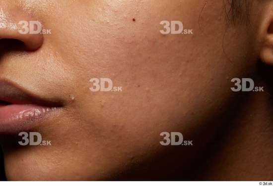 Face Mouth Cheek Skin Woman Slim Studio photo references