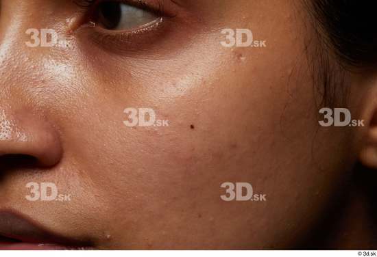 Face Cheek Skin Woman Slim Studio photo references